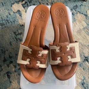 Tory Burch wooden sandals